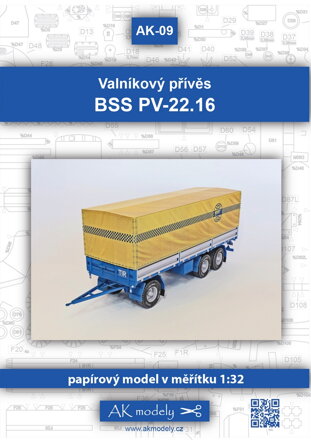 AK-09  valníkový přívěs BSS PV-22.16